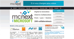 Desktop Screenshot of mcnext.com
